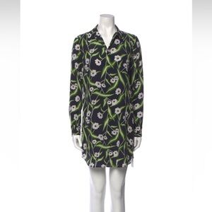 Equipment Floral Short Dress